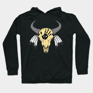 Bison Skull 3 Hoodie